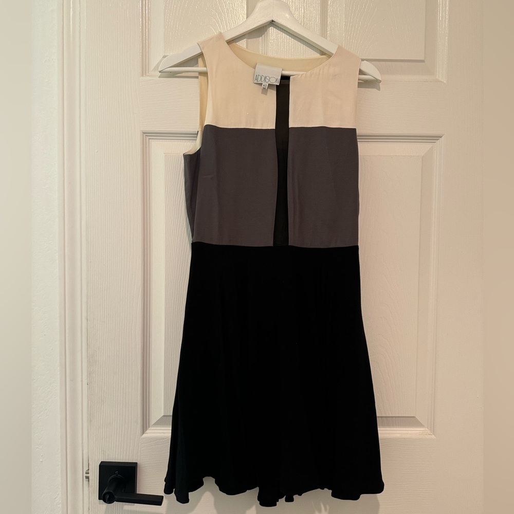 Never worn Black and white dress
